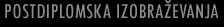Postdiplomska izobraževanja